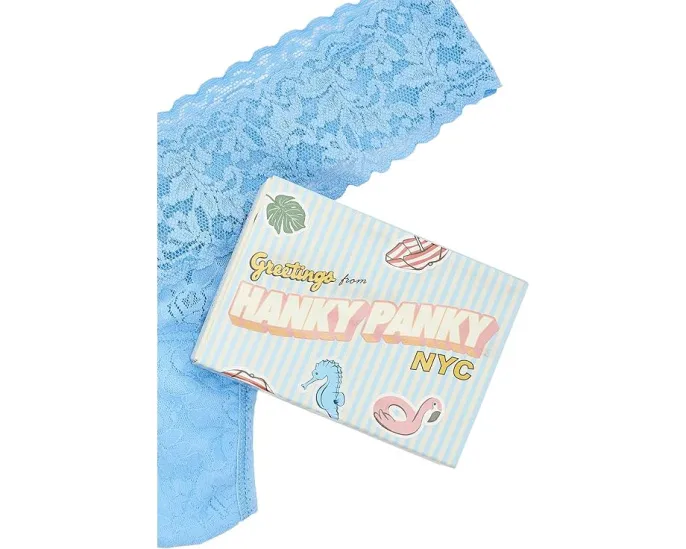 Трусы стринги Hanky Panky Signature Lace 3 штуки