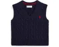 Жилет Polo Ralph Lauren Kids с арановой вязкой из хлопка для младенцев
