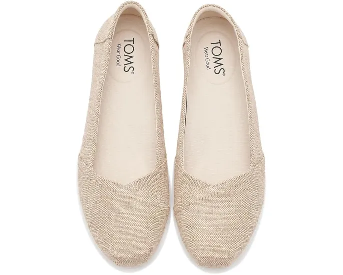 Балетки TOMS Alpargata Ballet с V-образным мысом и стелькой с памятью формы