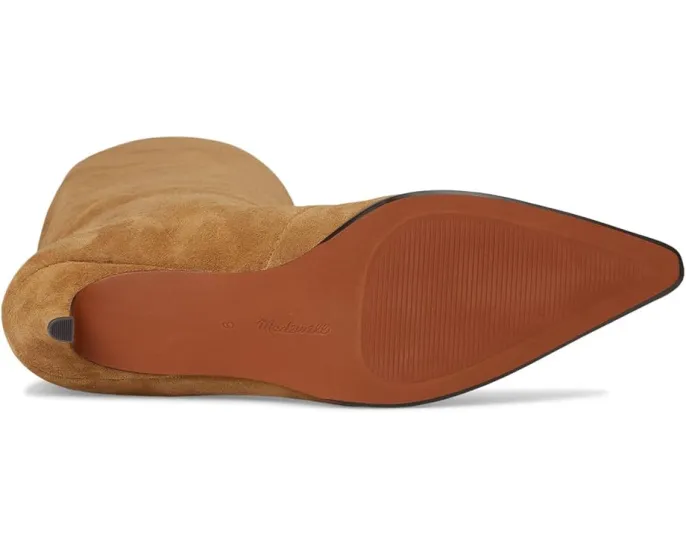Высокие сапоги Madewell Emerie из замши на небольшом каблуке