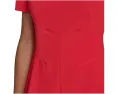 Платье Calvin Klein силуэта трапеция с короткими рукавами из крепа
