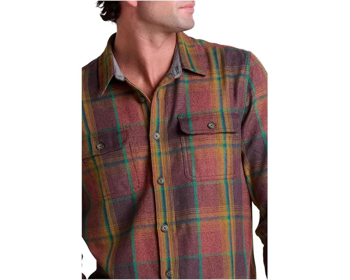 Рубашка Toad&Co Ranchero Long Sleeve Shirt с накладками на локтях