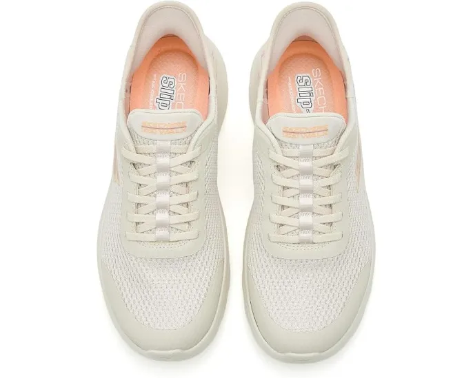 SKECHERS Performance Go Walk Flex Lily Rose с эластичными шнурками и сетчатым верхом