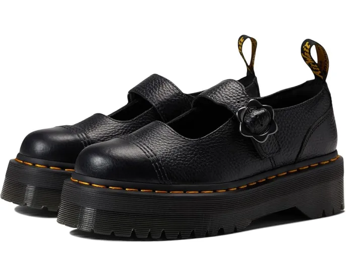 Dr. Martens Лоферы Addina Flower с платформой и пряжкой в виде цветка