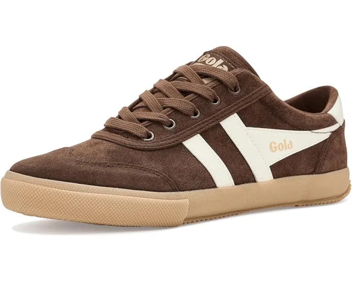 Кроссовки Badminton Suede от Gola с верхом из замши и винтажной подошвой