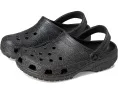 Кроксы Classic Clog с блестками и регулируемым ремешком