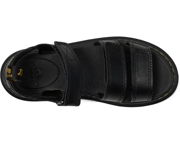 Детские сандалии Dr. Martens Klaire J на липучке с кожаным верхом