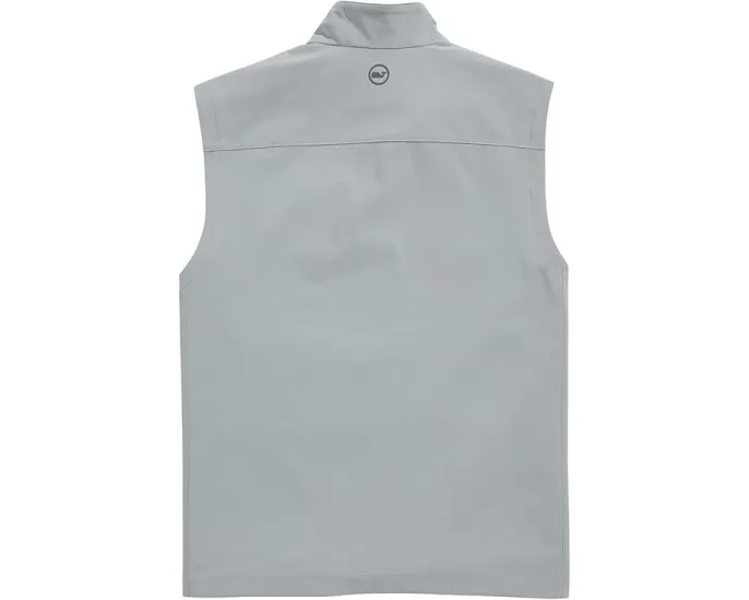 Vineyard Vines Mariner безрукавка из мягкой ткани с карманами на молнии