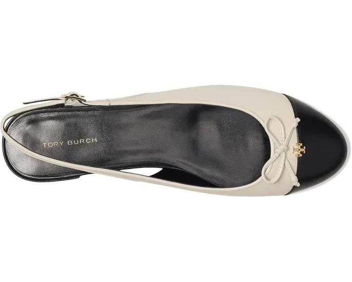 Балетки Tory Burch Cap-Toe Slingback с ремешком на щиколотке