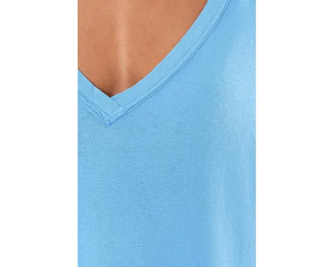 Футболка Free People Nina Tee V с V-образным вырезом и свободным кроем
