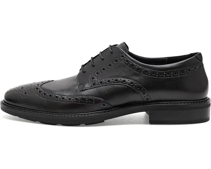 Оксфорды ECCO Prague Wingtip кожаные мужские