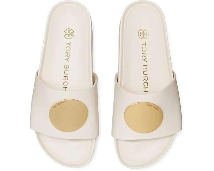 Сандалии Tory Burch Patos Slide с платформой и мягкой стелькой из вспененного материала