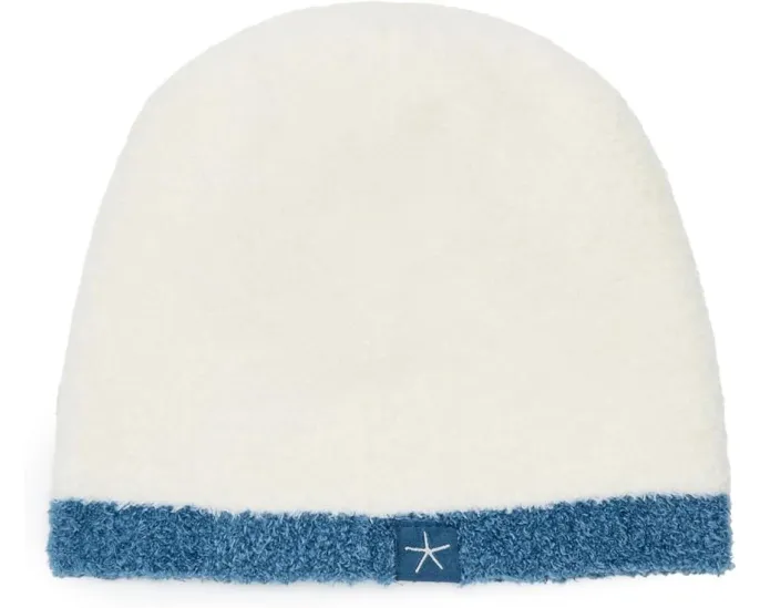 Детская шапочка Barefoot Dreams CozyChic Lite Colorblock Heart с узором сердце