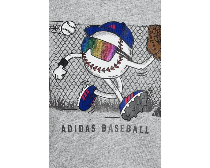 Детский костюм футболка и шорты Adidas Graphic Heather Tee