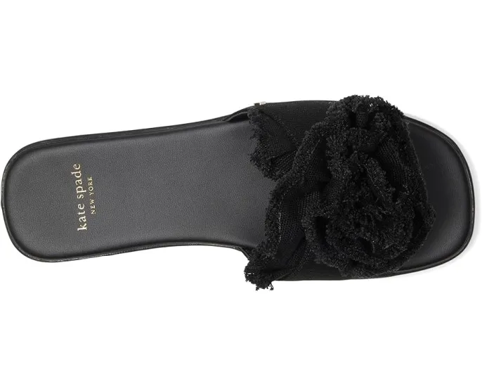 Сандалии на плоской подошве Kate Spade New York Flourish с декором в виде розы