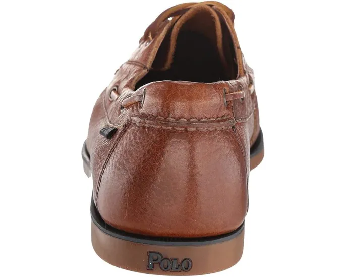 Ботинки Bienne Boat Shoe из мягкой кожи с логотипом Polo Ralph Lauren