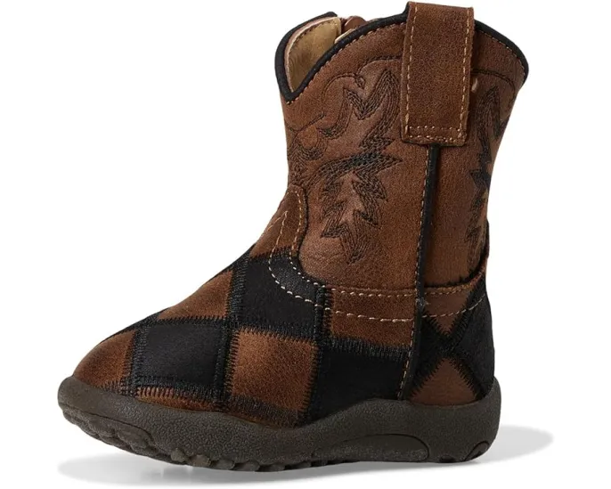 Сапоги Cowbabies Bird Blocks с цветными блоками и боковой молнией