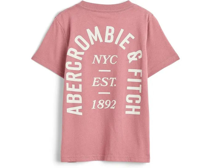 Футболка abercrombie kids с логотипом NYC Est 1892 Logo Tee