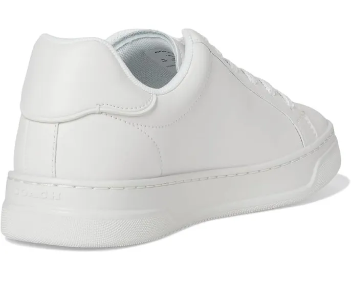 Кожаные кроссовки High Line Leather Sneaker от COACH с амортизированным воротником