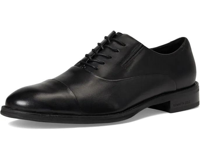 Кожаные оксфорды Tully Cap Toe с эластичной вставкой и каблуком