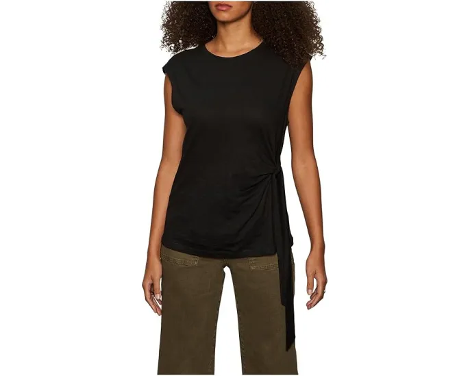 Футболка Sanctuary Side Tie Muscle Tee с завязкой на боку