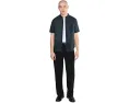 Рубашка Cortland Plaid в клетку с коротким рукавом от Vince