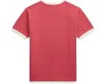 Футболка рингер из хлопкового джерси с логотипом Polo Ralph Lauren Kids для старших детей