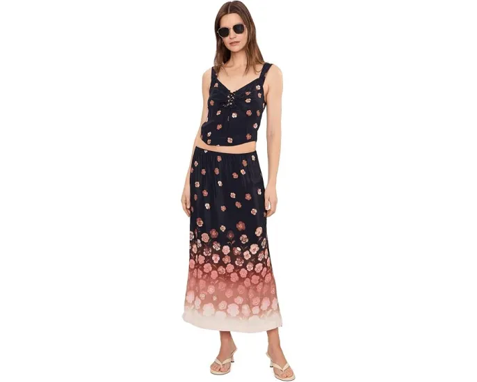 Комплект из топа и миди-юбки Of The Season с запахом Free People