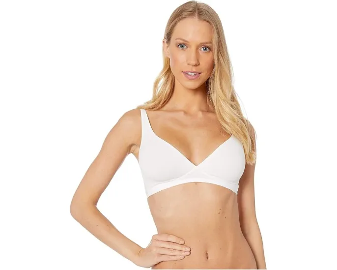 Хлопковый бюстгальтер Hanro без косточек с мягкими чашками