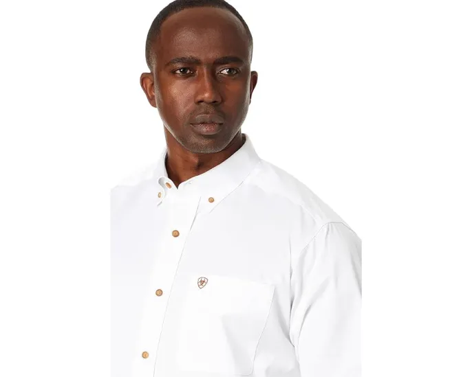 Рубашка Ariat Solid Twill из хлопка с технологией Greater Arm Mobility