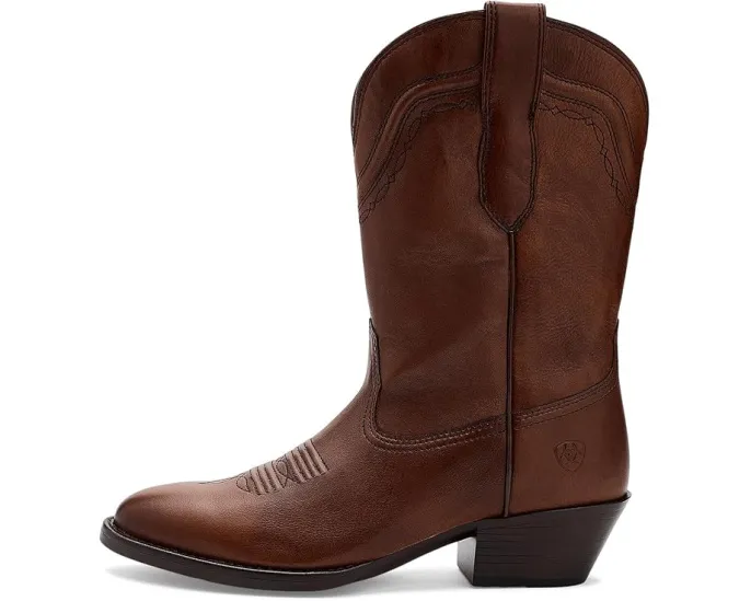 Казаки Grayson от Ariat с цветочной строчкой и блок-каблуком