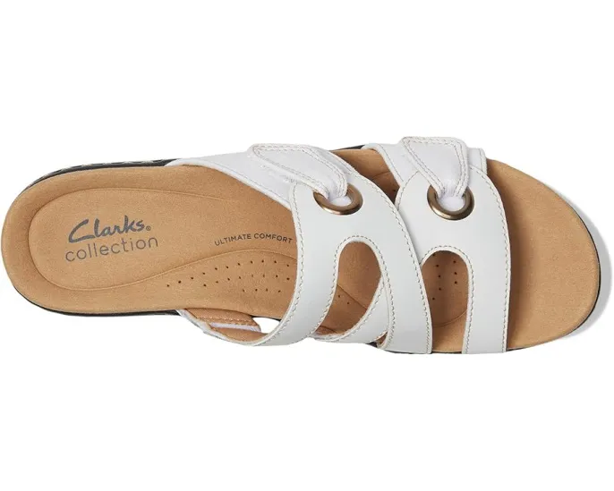 Сандалии Clarks Merliah 2 Cove на клиновидной подошве с застежками на липучках