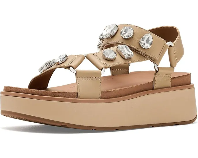 FitFlop Gen-FF Max Ultra-Jewel сандалии на платформе с камнями и технологией комфорта