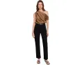 Блуза из сатина с открытыми плечами Lauren Ralph Lauren цвета табачной бронзы