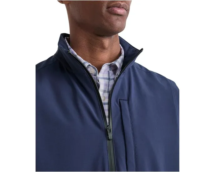 Vineyard Vines Mariner безрукавка из мягкой ткани с карманами на молнии