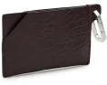 Кардхолдер Hex Grain AllSaints с карабином из кожи