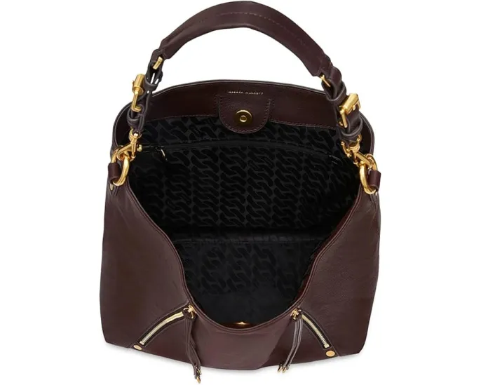 Сумка Rebecca Minkoff Rivington Hobo из натуральной кожи с регулируемыми ремнями