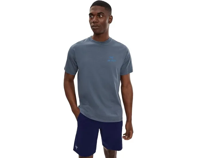 Футболка Arc'teryx Kragg SL Cotton Bird Word Short Sleeve с принтом