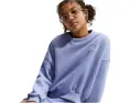 Свитшот Nike Kids Sportswear Club Fleece Boxy Crew Neck с вышитым логотипом