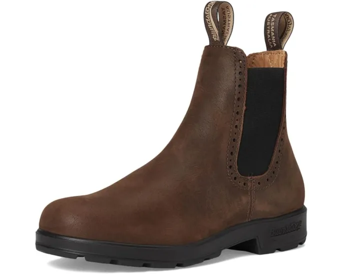 Ботинки Chelsea Blundstone 2151 High-Top с кожаным верхом и деталями брог