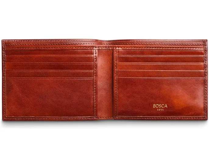 Bosca Old Leather Classic кошелек на 8 отделений из состаренной кожи