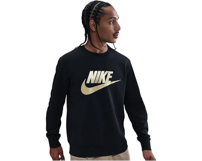 Клубная флисовая худи Nike Club Brushed Fleece Crew