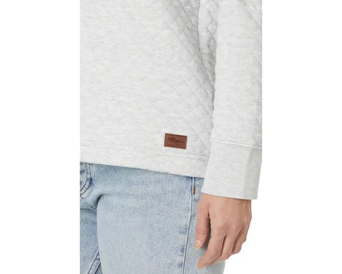 L.L.Bean Свитшот Quilted с круглой горловиной и стеганым узором