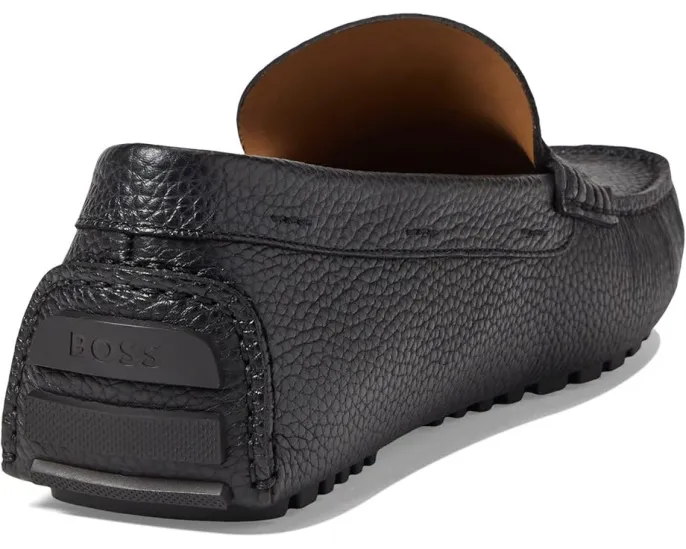 Мокасины BOSS Driver Grain Leather из зернистой кожи