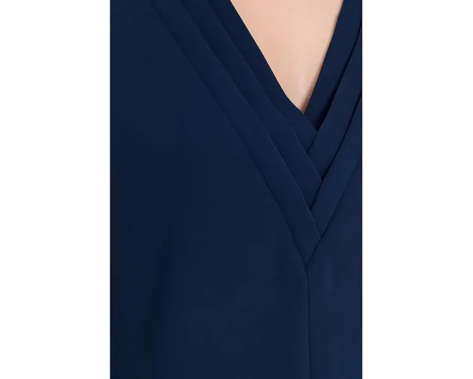 Топ Trina Turk Zula с V-образным вырезом и плиссировкой