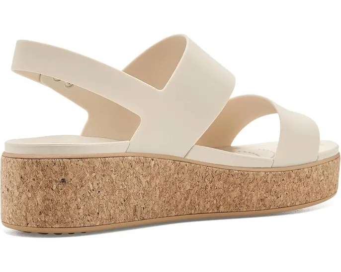 Сандалии Crocs Brooklyn Cork Low Wedge на пробковой платформе