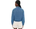 Ladies Western Denim Bomber