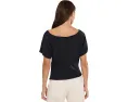 Топ Waterfall Cowl Neck Free We The Free черный с запахом