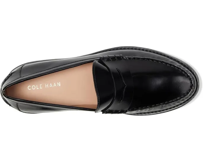 Лоферы Cole Haan Treena Lug с декоративной строчкой и подошвой из переработанной резины