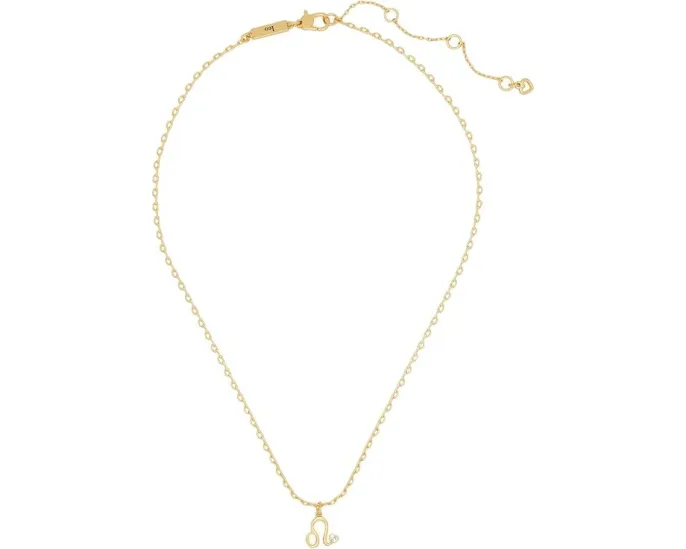 Мини-кулон со знаком зодиака Лев от Kate Spade New York